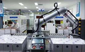 galaxy银河协作码垛典型应用：医疗用品纸箱码垛